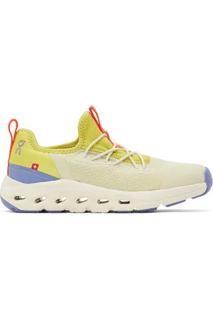 On Running Little Kids Yellow Cloudleap Sneakers