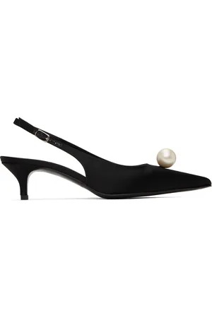 MAGDA BUTRYM Slingback Pearl Kitten Heels
