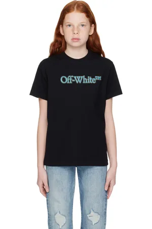 OFF-WHITE Kids Black Big Bookish T-shirt