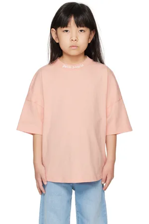 Palm Angels Kids Pink Classic Overlogo T-shirt
