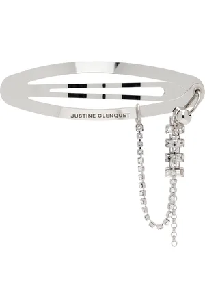 Justine Clenquet Silver Chloë Hair Clip