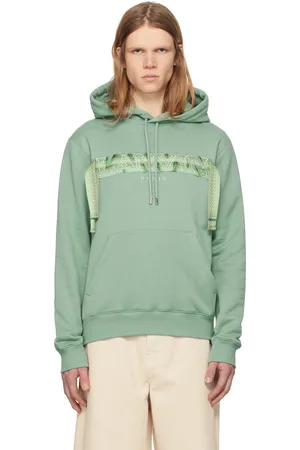 Lanvin Green Curb Lace Hoodie