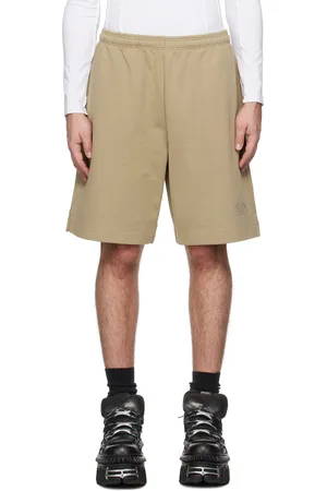 Vetements Khaki Oval Logo Shorts
