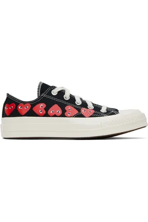 Comme des Garçons Black Converse Edition Chuck 70 Multi Heart Sneakers