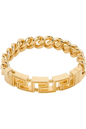 VERSACE Gold Greca Chain Bracelet