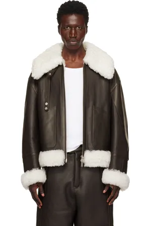 Moose Knuckles Brown MTD Pilot Shearling Jacket