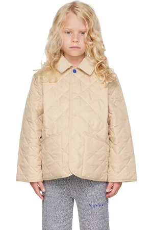 Burberry Kids Beige Quilted Jacket