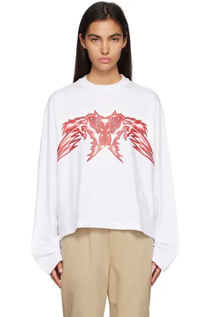 We11 Done Printed Long Sleeve T-Shirt
