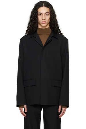 RIER Black Popeline Wool Jacket