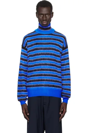Marni Blue Striped Sweater