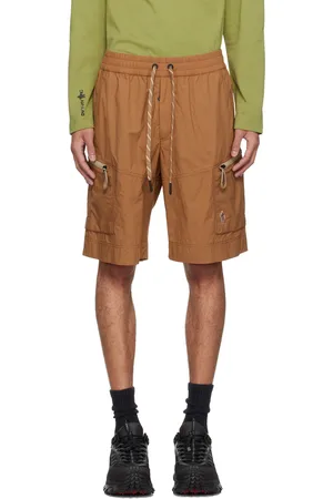 Moncler Brown Drawstring Shorts