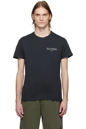 Balmain Navy Vintage Gel T-shirt