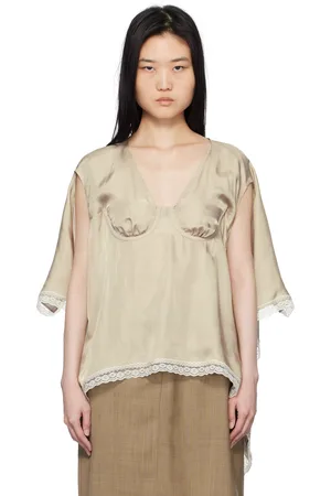 pushBUTTON Bra Point Square Blouse