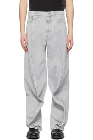 Y / PROJECT Gray Banana Jeans