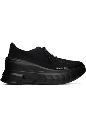 Givenchy Black Marshmallow Wedge Sneakers