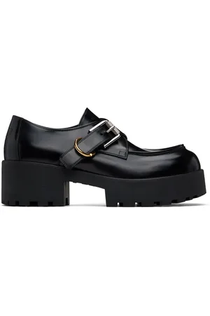 Givenchy Black Voyou Monk Loafers