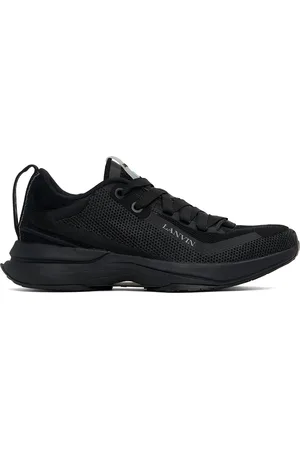 Lanvin Black L-I Mesh Sneakers