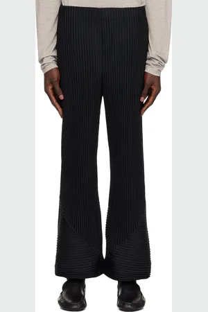 Issey Miyake Black Pleats Bottoms 2 Trousers