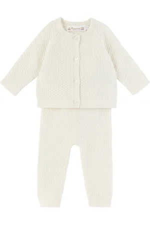 BONPOINT Baby Off-White Eleny Cardigan & Leggings Set