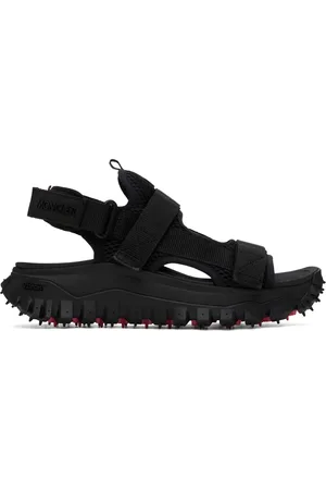 Moncler Black Platform Sandals