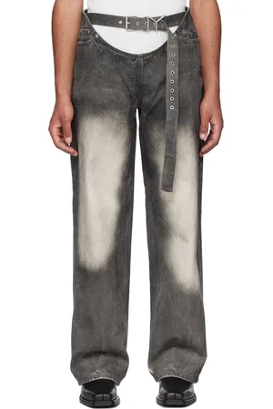Y / PROJECT Black Faded Jeans