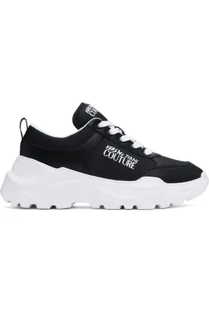 VERSACE Black Logo Speedtrack Sneakers