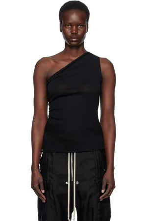 Rick Owens Black Hollywood Athena Tank Top