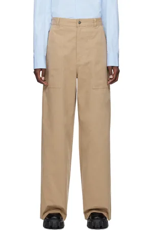 Moncler Beige Straight Leg Trousers