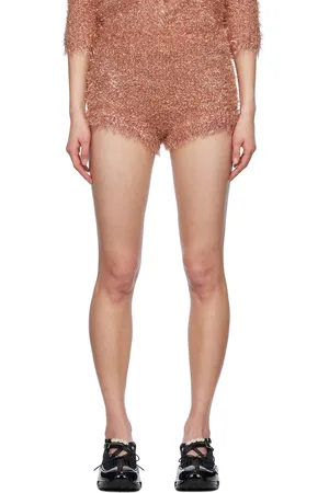 Simone Rocha Tinsel Knit Shorts