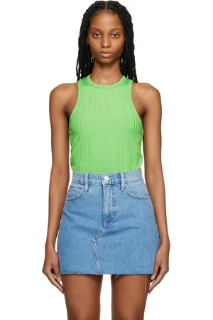 Frame Green Racer Back Tank Top