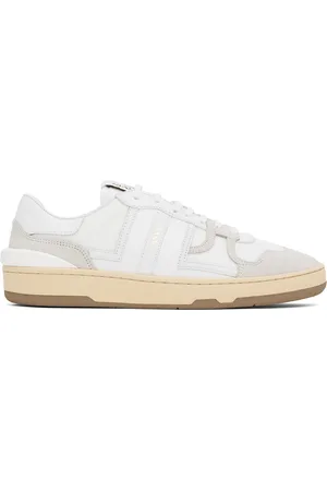 Lanvin White Clay Mesh Sneakers