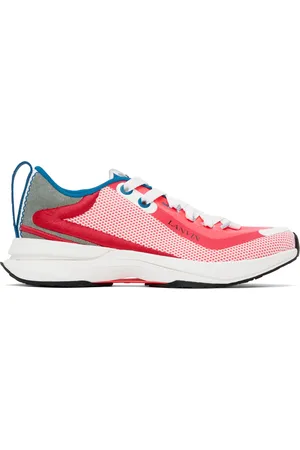 Lanvin Pink L-I Mesh Sneakers