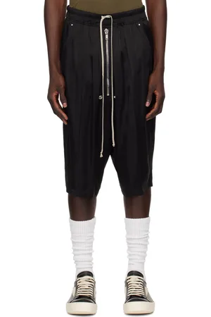 Rick Owens Black Porterville Bela Pods Shorts