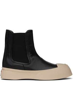 Marni Black Pablo Chelsea Boots