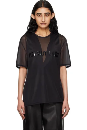 Helmut Lang Black Sheer T-Shirt