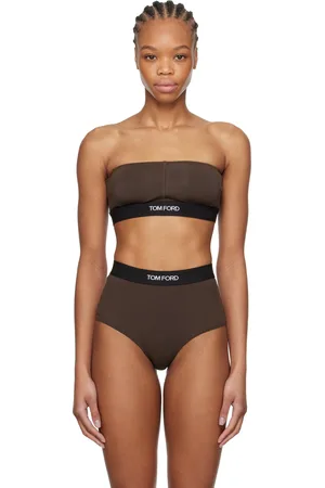 Tom Ford Brown Modal Signature Bandeau Bra