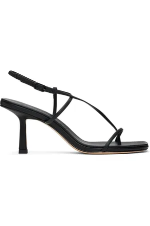 Studio Amelia Black Cross Front 70 Heeled Sandals