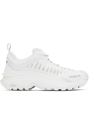 Moncler White Trailgrip Lite Sneakers