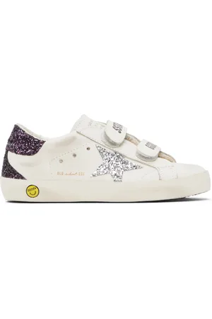 Golden Goose Kids White Old School Classic Sneakers