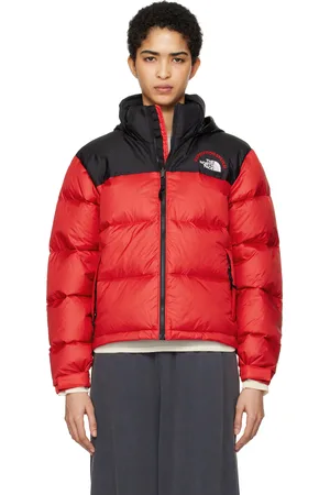 The North Face Red & Black 1996 Retro Nuptse Down Jacket