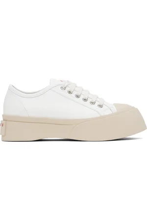 Marni White Nappa Leather Pablo Sneakers