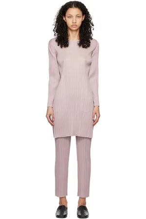 PLEATS PLEASE ISSEY MIYAKE Pink Monthly Colors January Minidress
