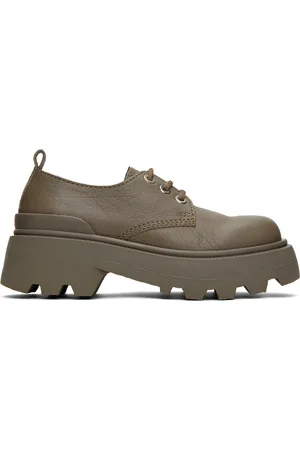 Ami Taupe Lug Sole Derbys