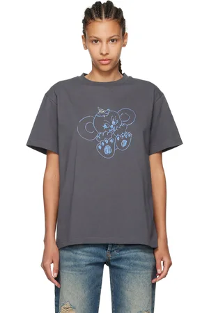 We11 Done Gray Printed T-Shirt