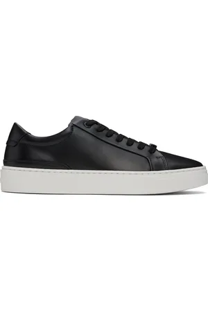 HUGO BOSS Black Gary Leather Low-Top Sneakers