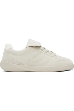 HUGO BOSS Beige Foldover Tongue Sneakers