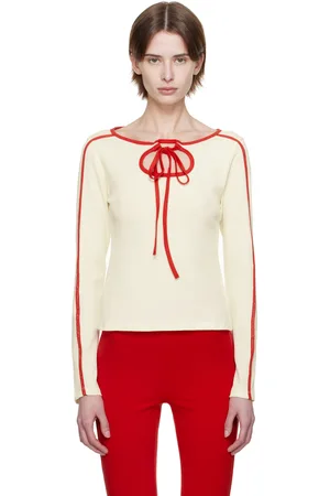 Kijun Off-White Cut Out Jersey T-shirt