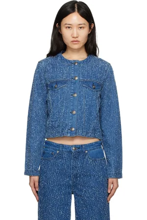 RAG&BONE Blue Cora Denim Jacket