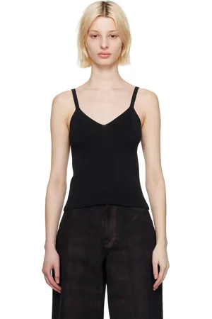 OUR LEGACY Black V-Neck Tank Top