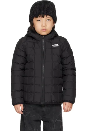 The North Face Little Kids Black ThermoBall Hooded Reversible Jacket